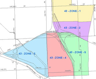 Overtown Police NET Service Area Map